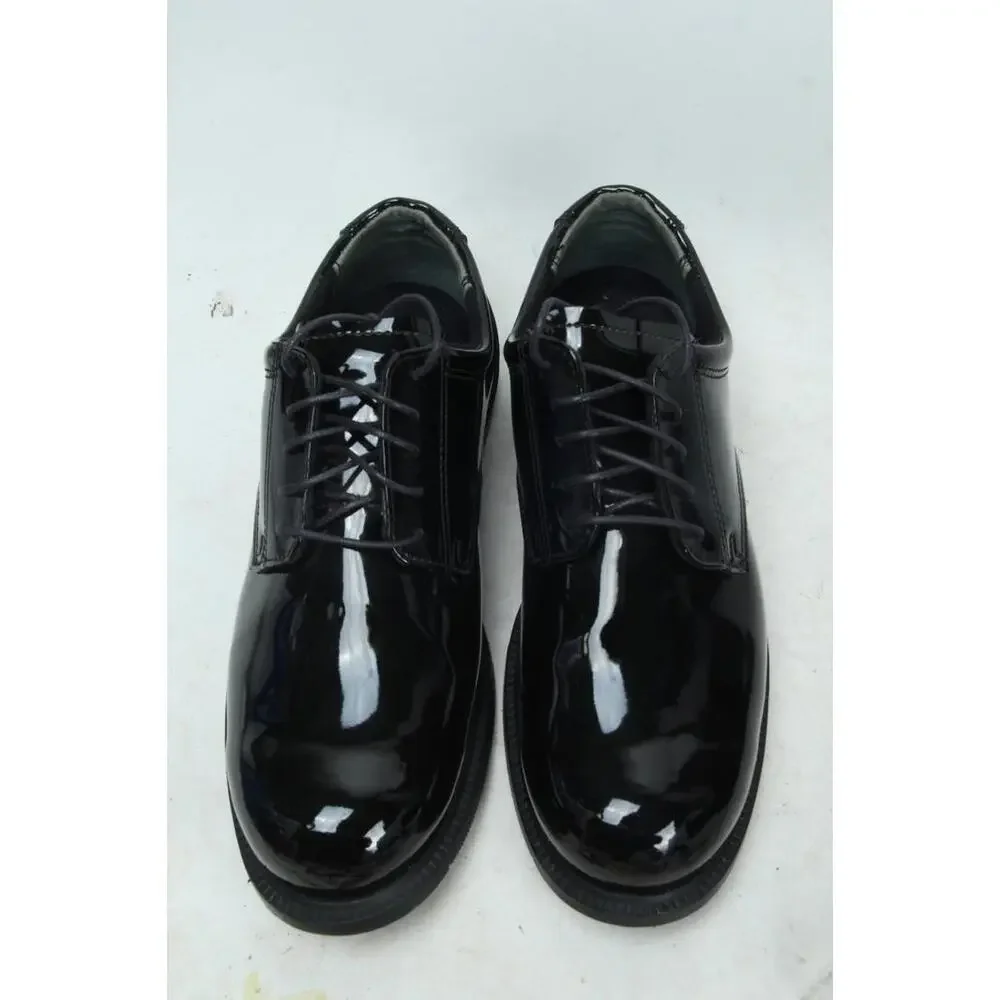 thorogood uniform classics shoes oxford patent leather shiny unisex mens 9.5 W